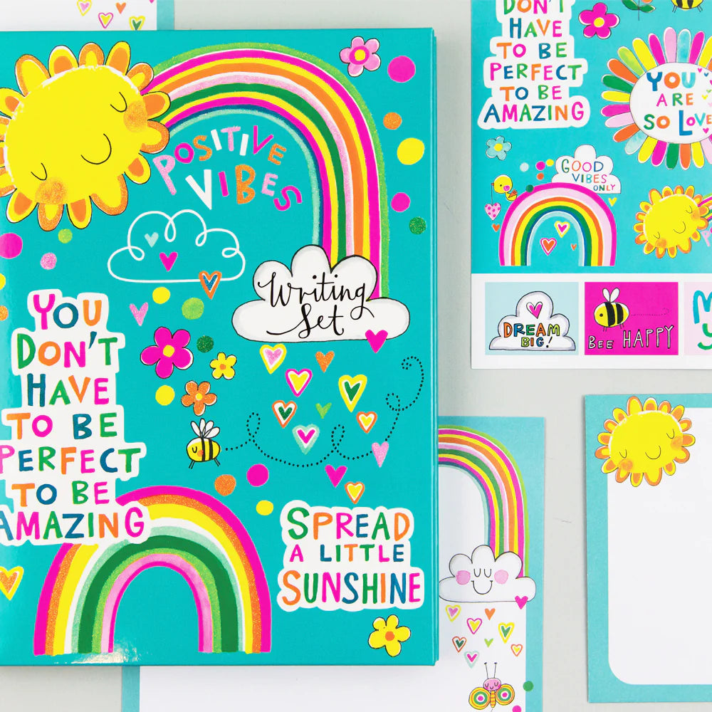 Briefpapierset Positiv Vibes