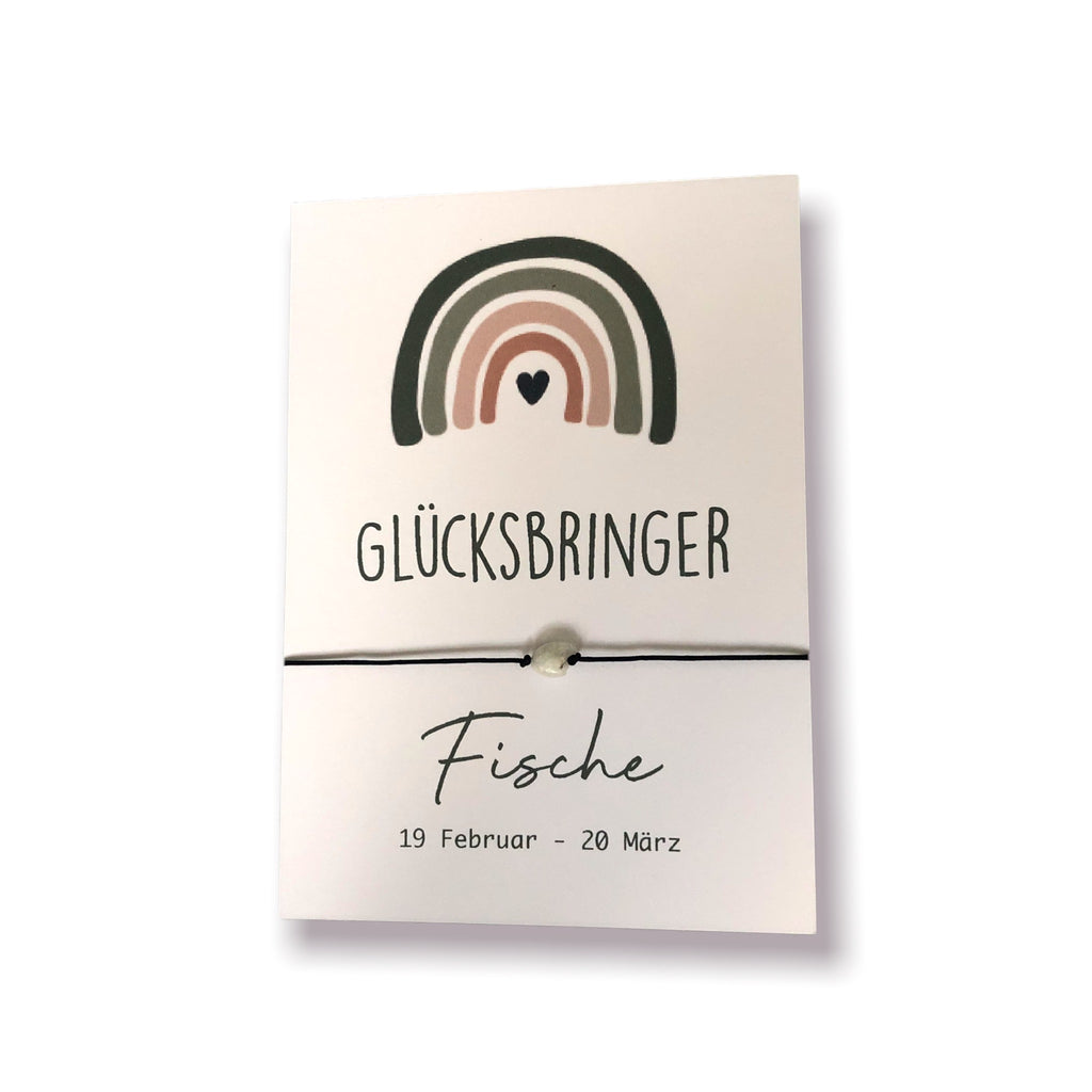 Sternzeichen Glücksarmband - Fische