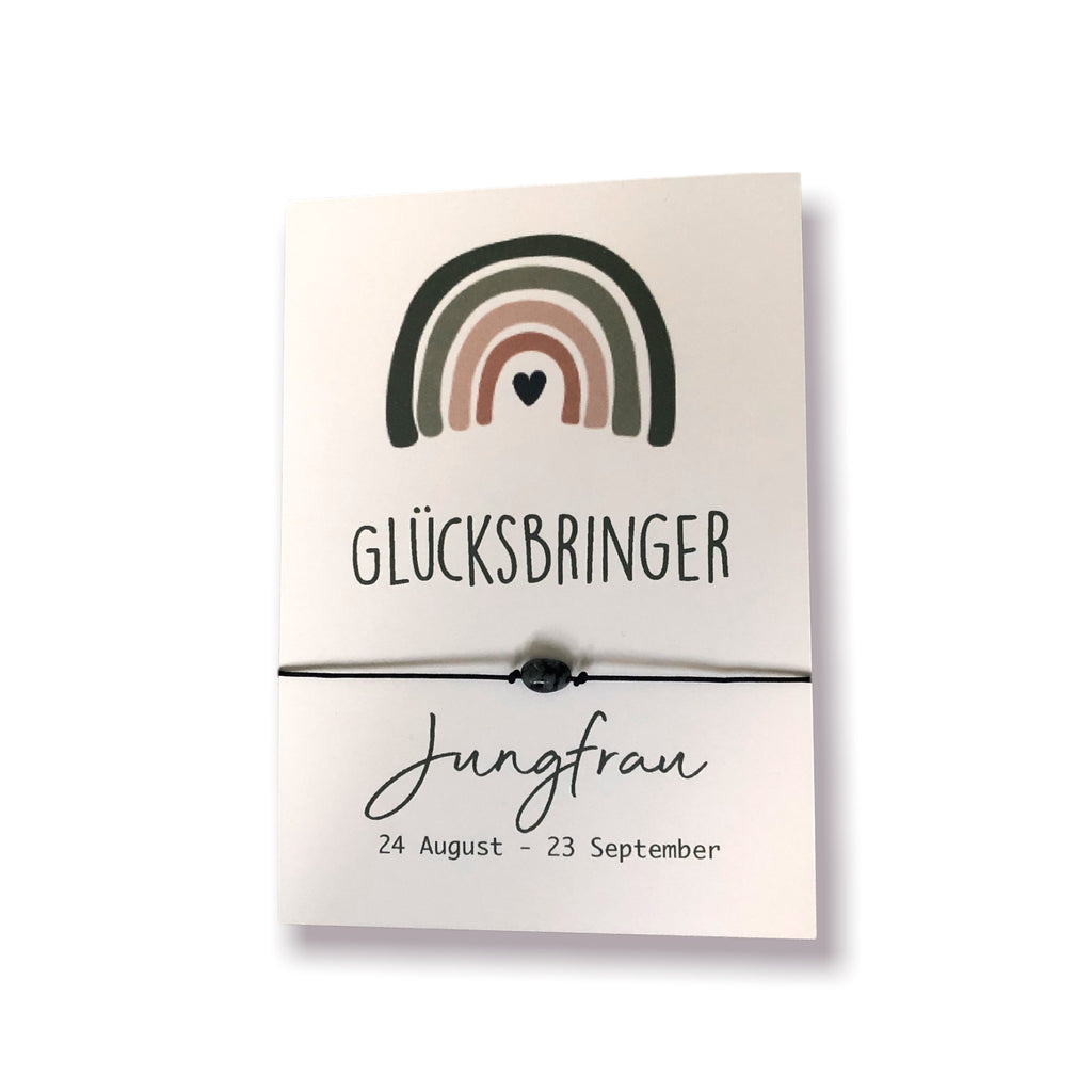 Sternzeichen Glücksarmband - Jungfrau