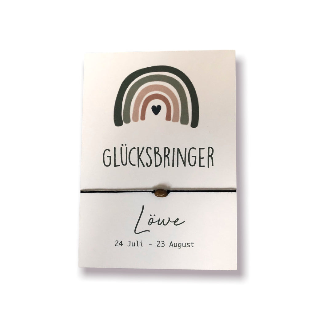 Sternzeichen Glücksarmband - Löwe
