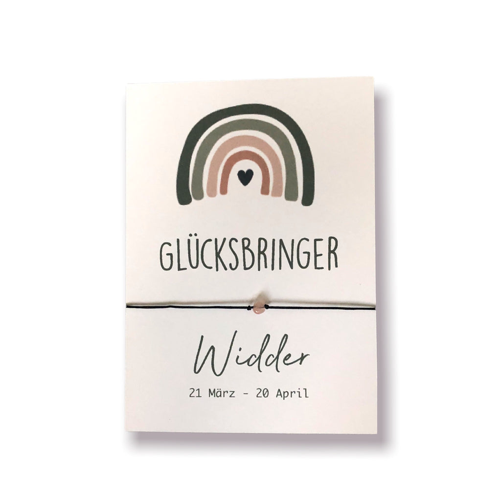 Sternzeichen Glücksarmband - Widder