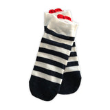 Sneaker Socken mit Herz an der Verse