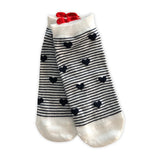 Sneaker Socken mit Herz an der Verse