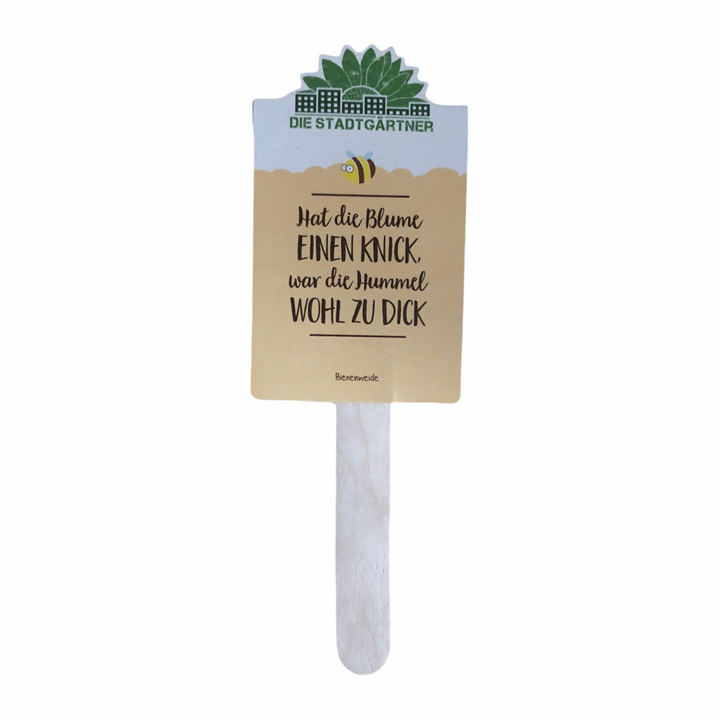 Saatgrüsse "Hat die Blume einen Knick..."