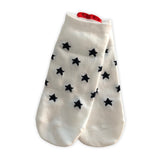 Sneaker Socken mit Herz an der Verse